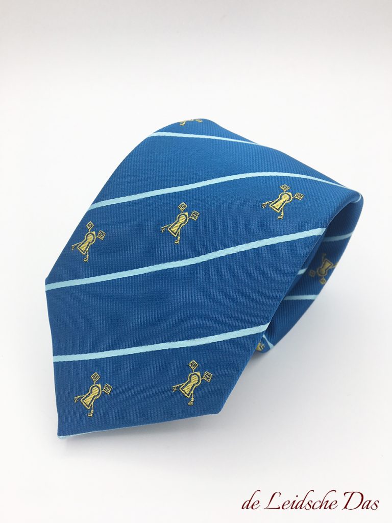 Necktie with logo custom woven in your personalized tie design, custom necktie with logos