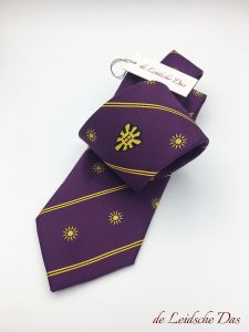 Tailor-made neckties with a company logo, personalized neckties woven in your custom tie design