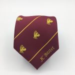Custom made company & club ties with your logo, personalized neckties with logo and text