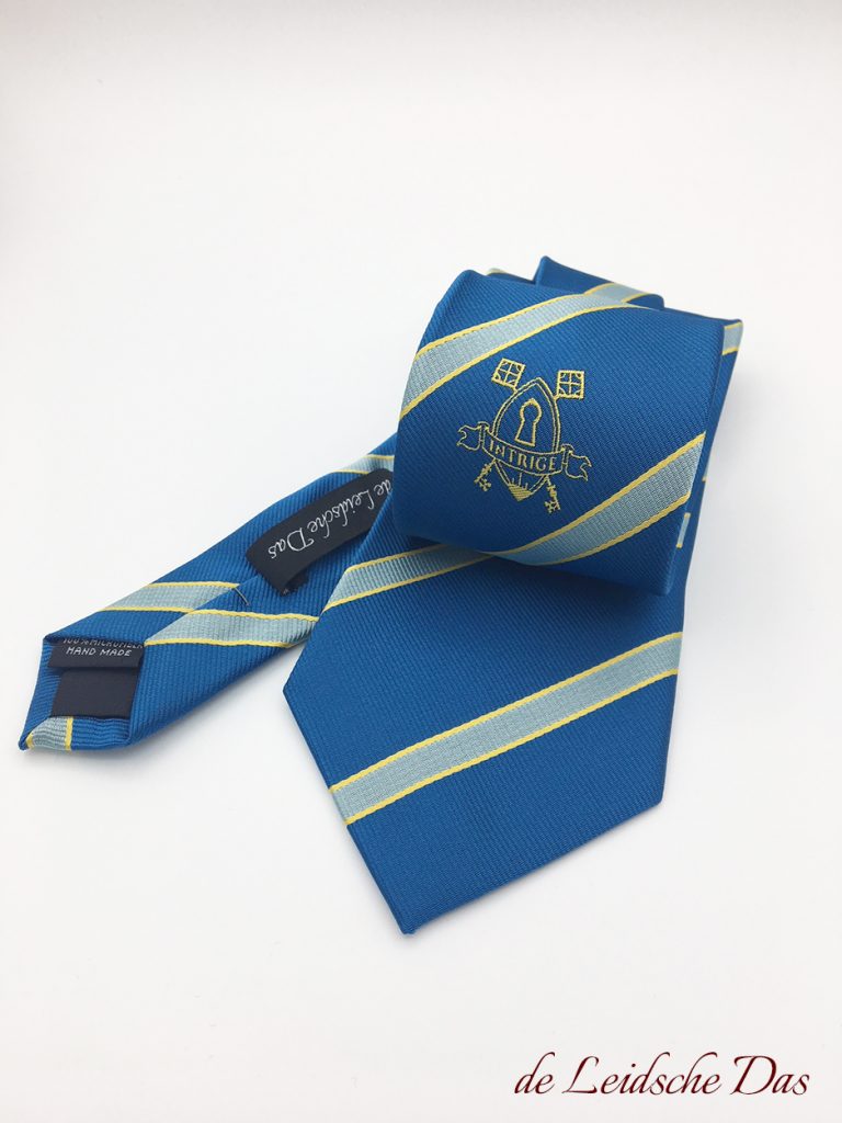 Custom woven corporate neckties with logo, ties in your custom necktie design