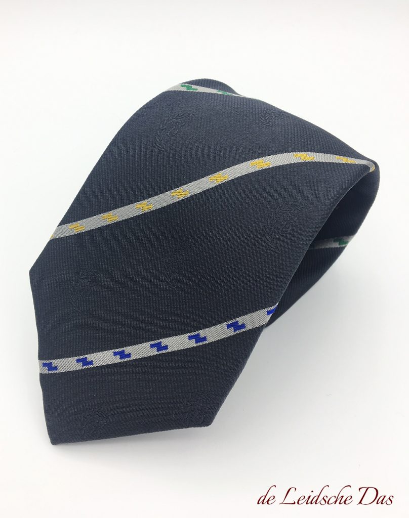 Custom designed striped neckties with logo, neckties personalized in your custom necktie design