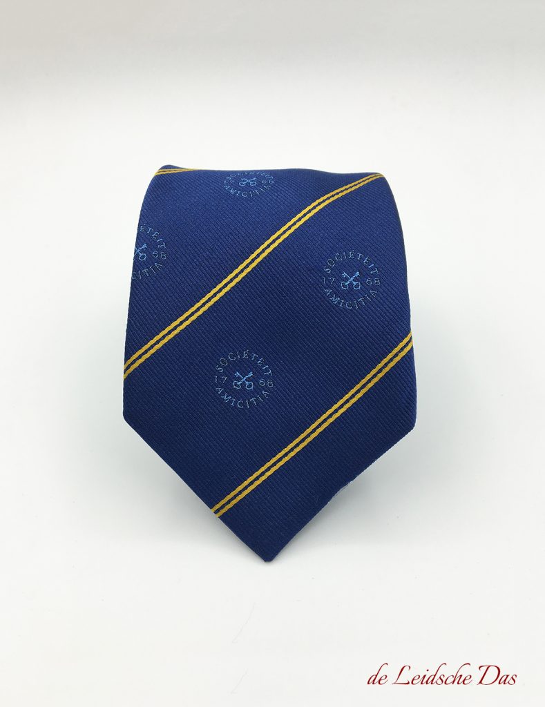 Custom neckties woven in your personalized tie design with your crest, logo or coat of arms