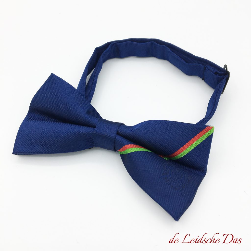 Bespoke bow ties (pre-tied) custom woven in a personalized design, bow ties free design service