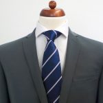 Custom logo neckties for schools, sports clubs and companies woven in your custom necktie design