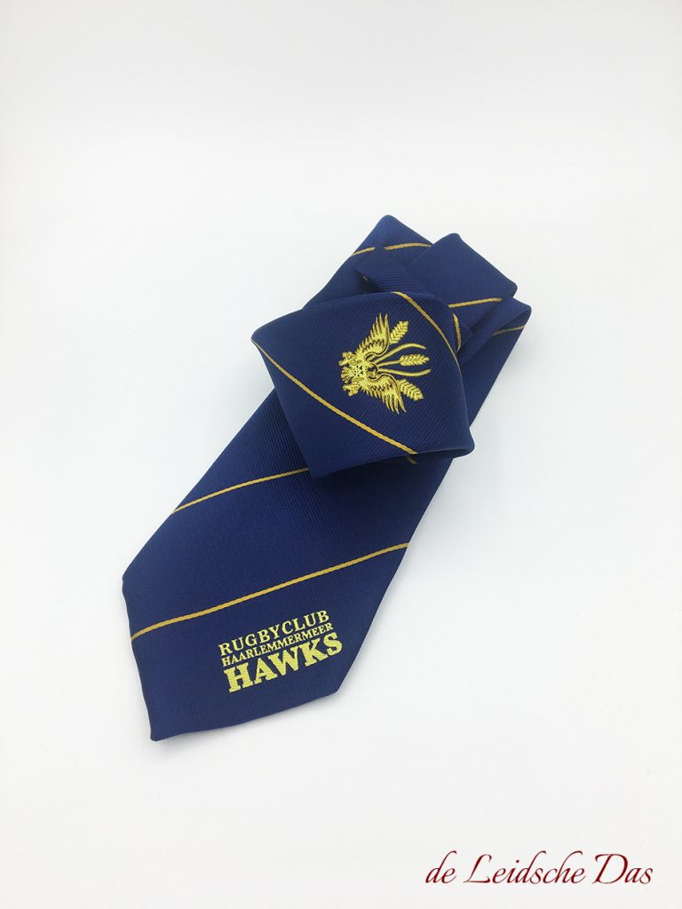 Custom made neckties for rugby club