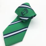 Custom neckties with your logo woven in your custom designed pattern and colors