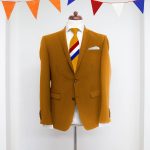 Custom made necktie with Dutch flag for orange committee King's Day, custom neckties with logo