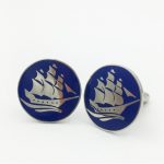Nautical Cufflinks Custom Made for Yacht Club
