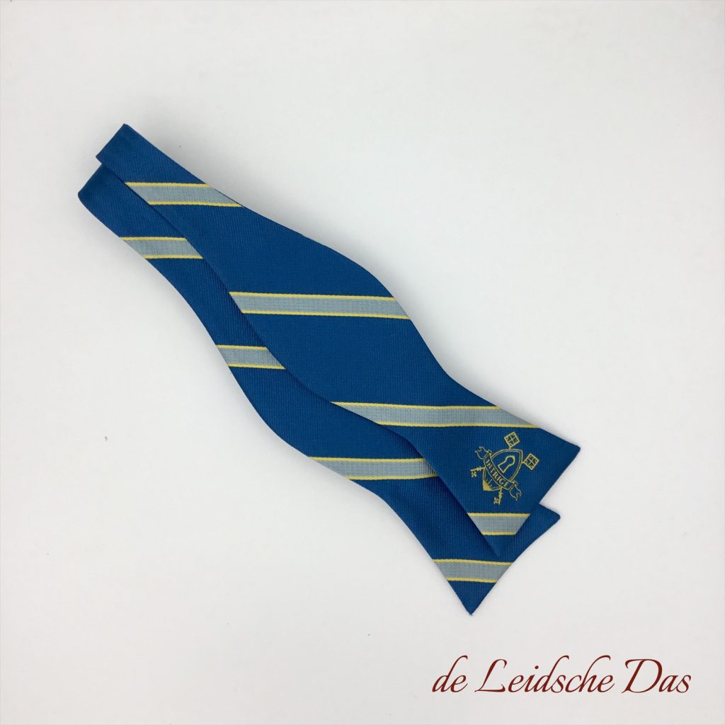 Custom self tie bowtie, personalized designs for custom made bow ties with logo