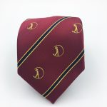 Custom made golf club neckties, Custom designed neckties for sports clubs