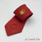 Personalized neckties in a custom necktie design made by Necktie Brand the Leidsche Das