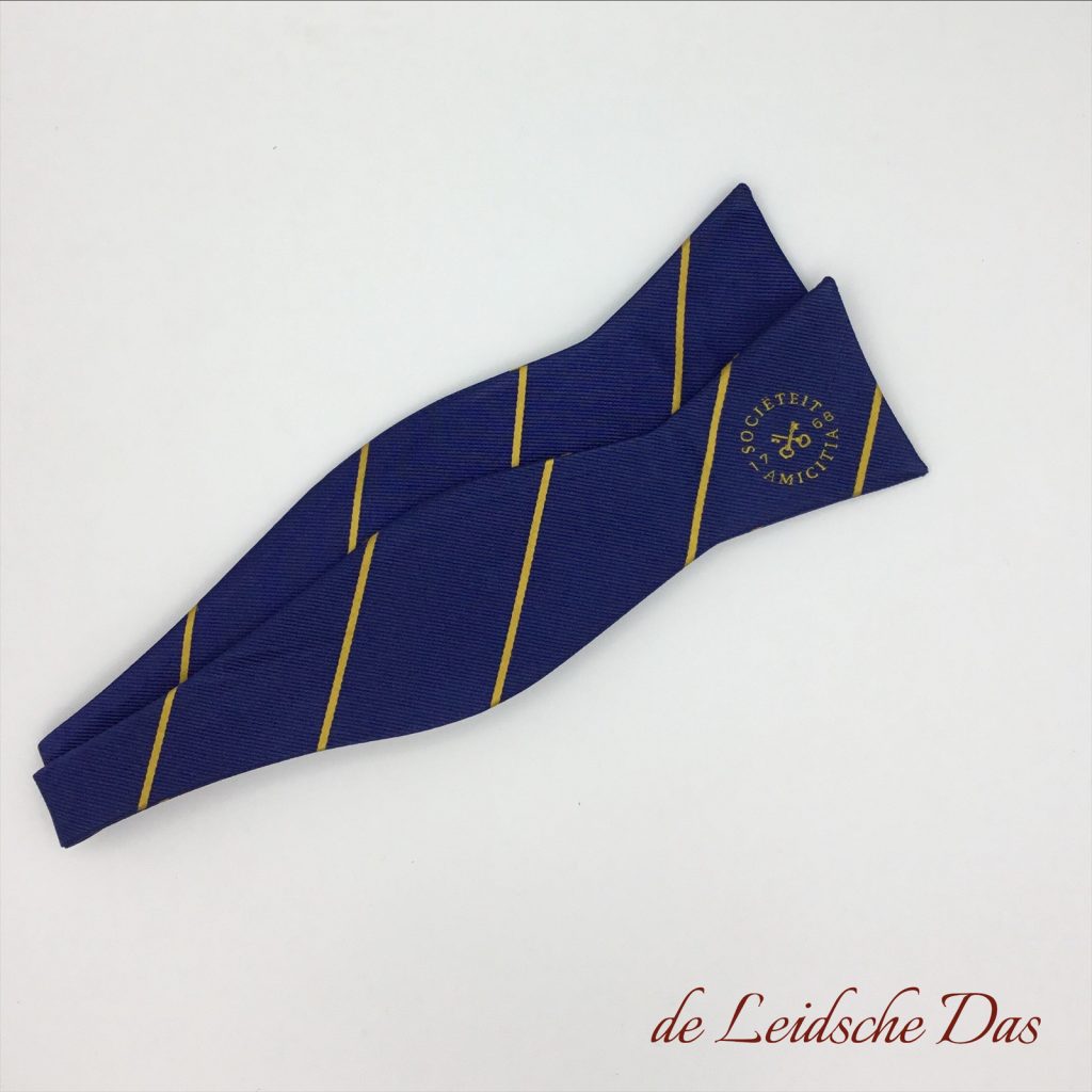 Silk Bow Ties with Logo custom made for a Men's Society