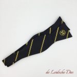 Personalised silk bow ties with logo, self tie bow ties in a custom made design
