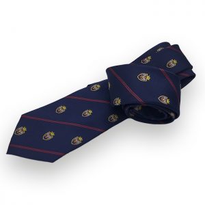 Woven neckties with your crest, logo or coat of arms in a custom design, neckties free design service