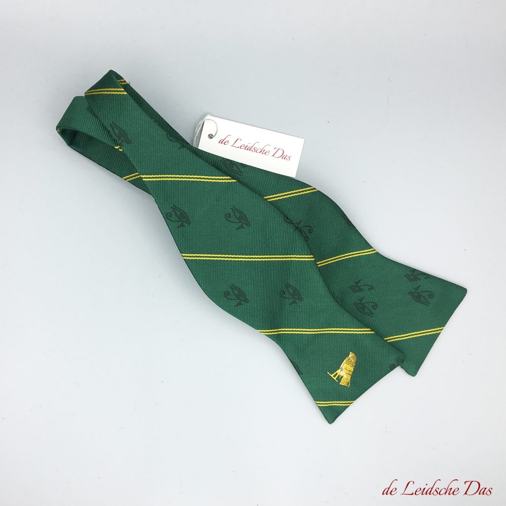 Club logo bow ties custom woven - Self-tied bow ties