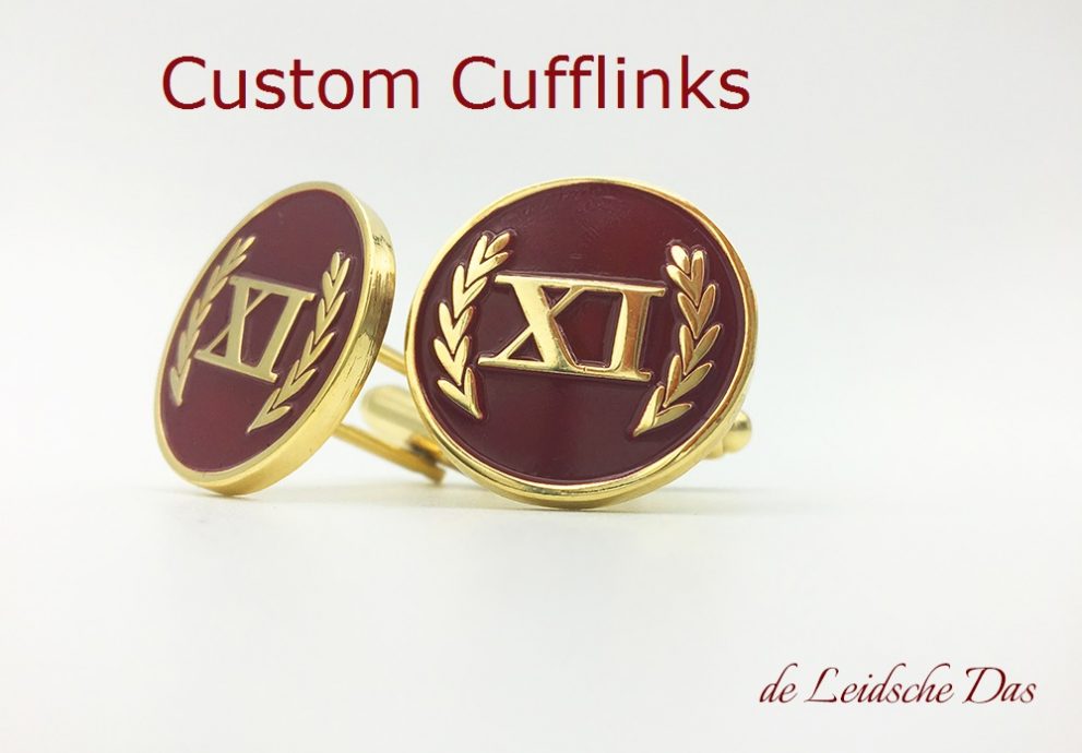 Roman numerals cufflinks - Custom cufflinks designs