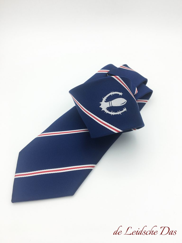 Team ties custom woven in your club colors & club Logo - Custom Made