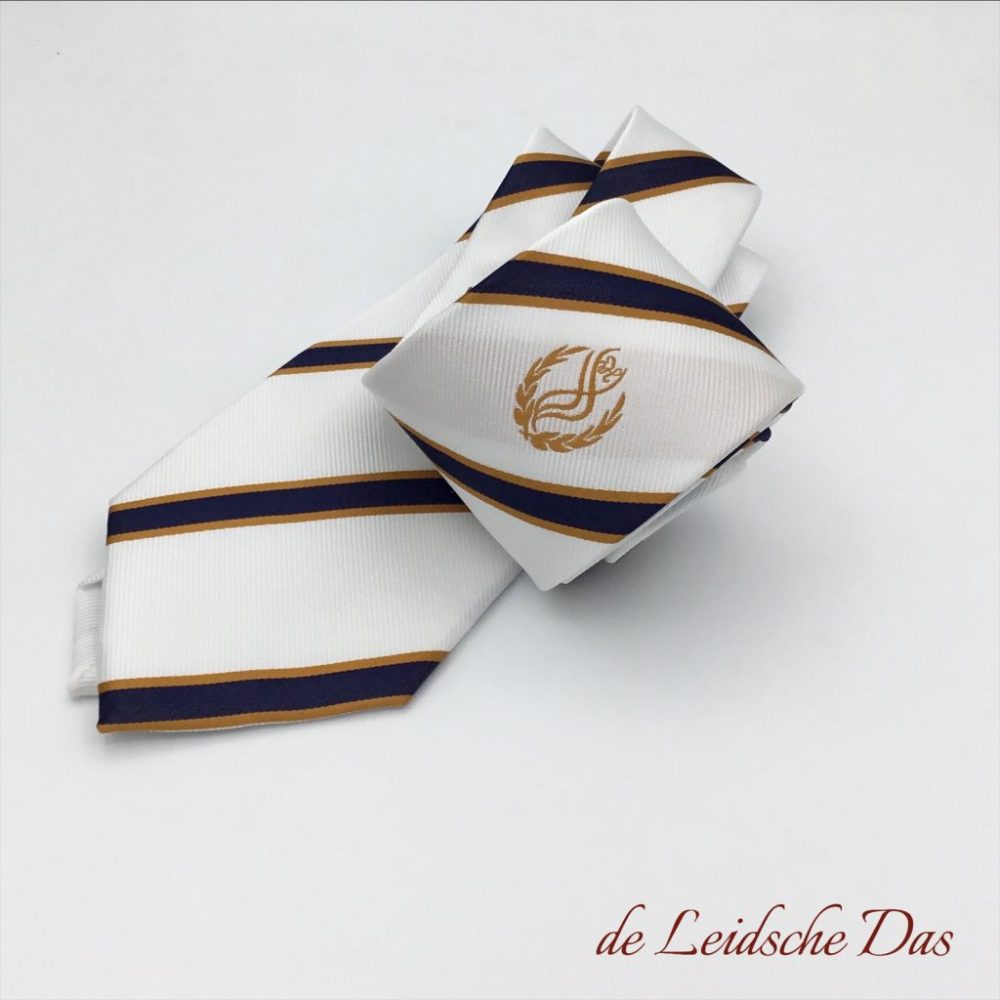 Company logo ties made in your corporate identity, custom ties with a company logo