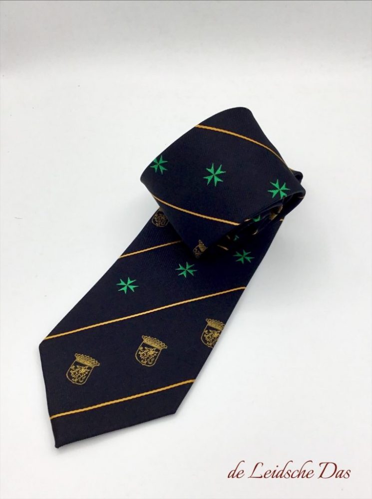 Custom woven coat of arms neckties in your own personalized necktie design