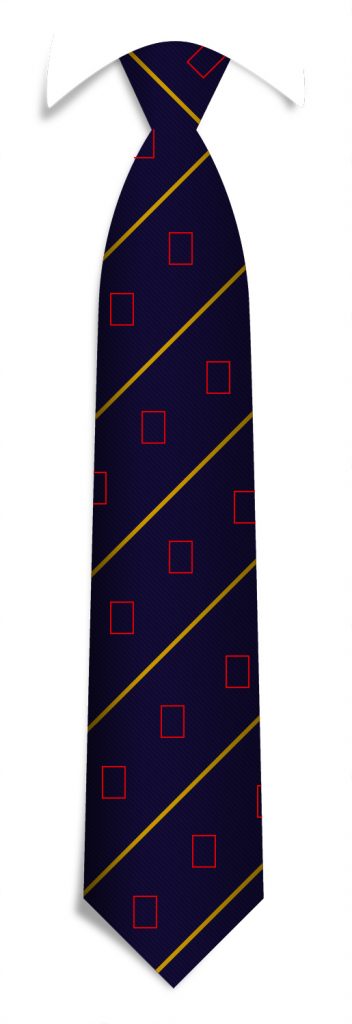 Promotional neckties with recurring logos of your organization, custom designed neckties