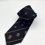 Neckties with your coat of arms, custom woven neckties in 100% silk in a personalized tie design