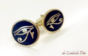 Eye of horus cufflinks, custom made cufflinks with symbols, coat of arms, or logo made to order