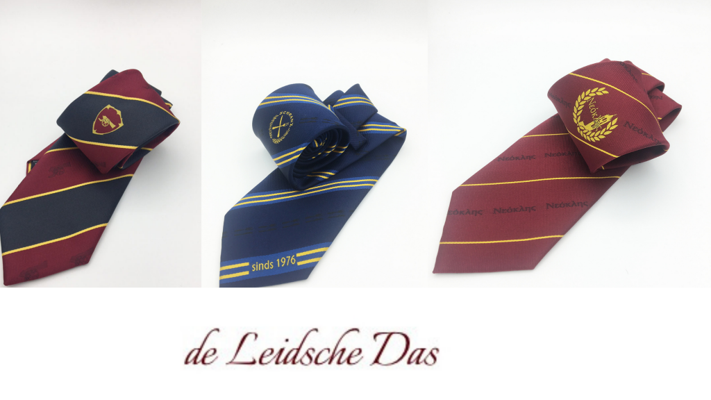 Club ties designed and made in your own club style, custom woven in club colors