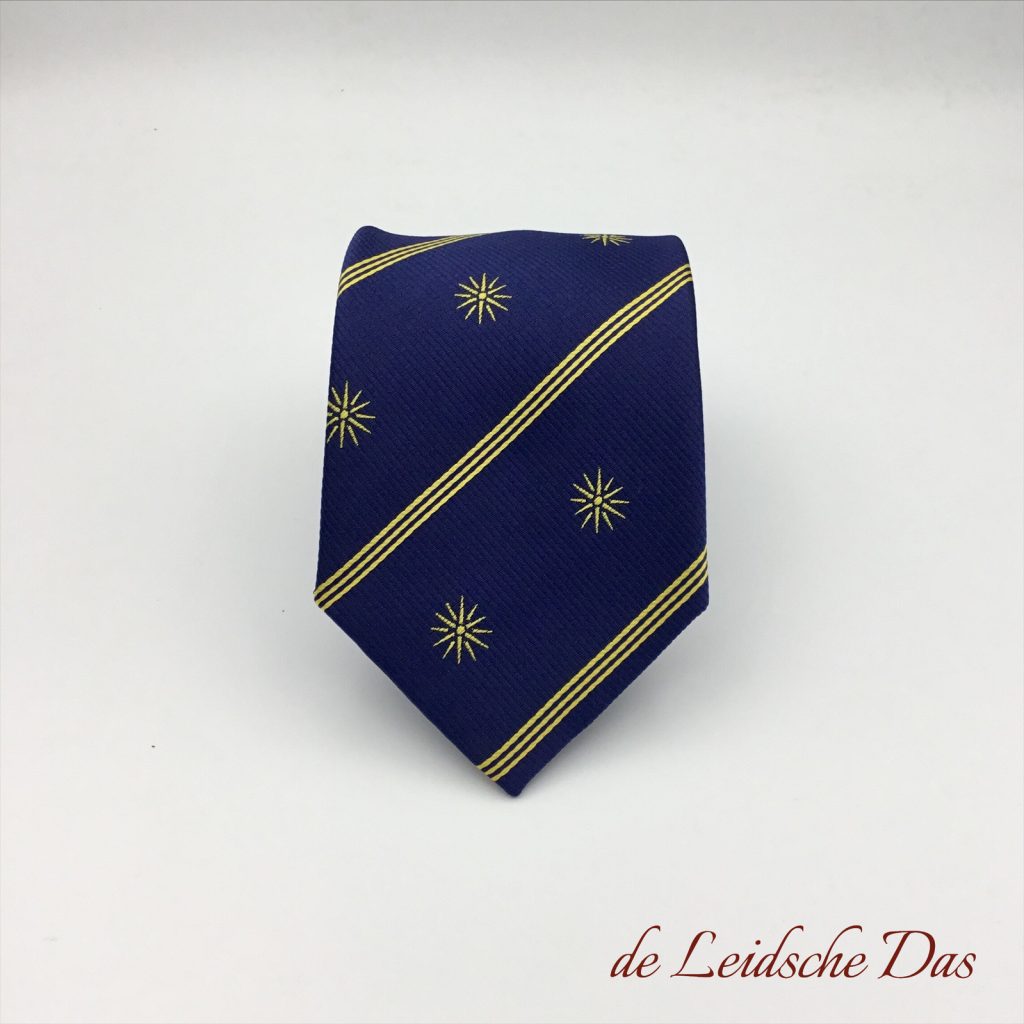 Custom woven personalized stylish neckties in pure silk or in high-quality microfiber that match your company's brand or organization's identity