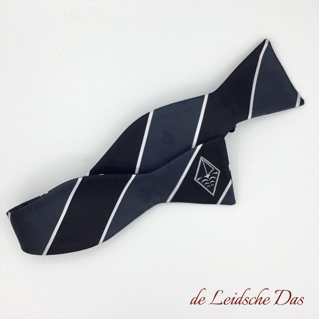 Custom woven bow tie fabric in a personalized design, create your own unique self-tie or pre-tied bow ties for your company or club