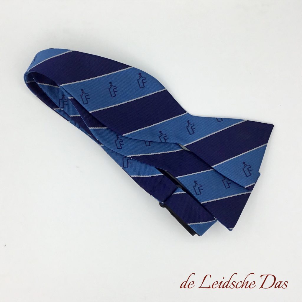 Custom woven bow tie fabrics in a personalized design, create your own unique bow ties for your company or club