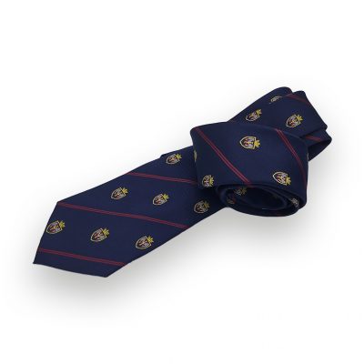 Personalized emblematic necktie - Classic ties with your coat of arms, custom weaved ties made to order in the required color(s) and pattern