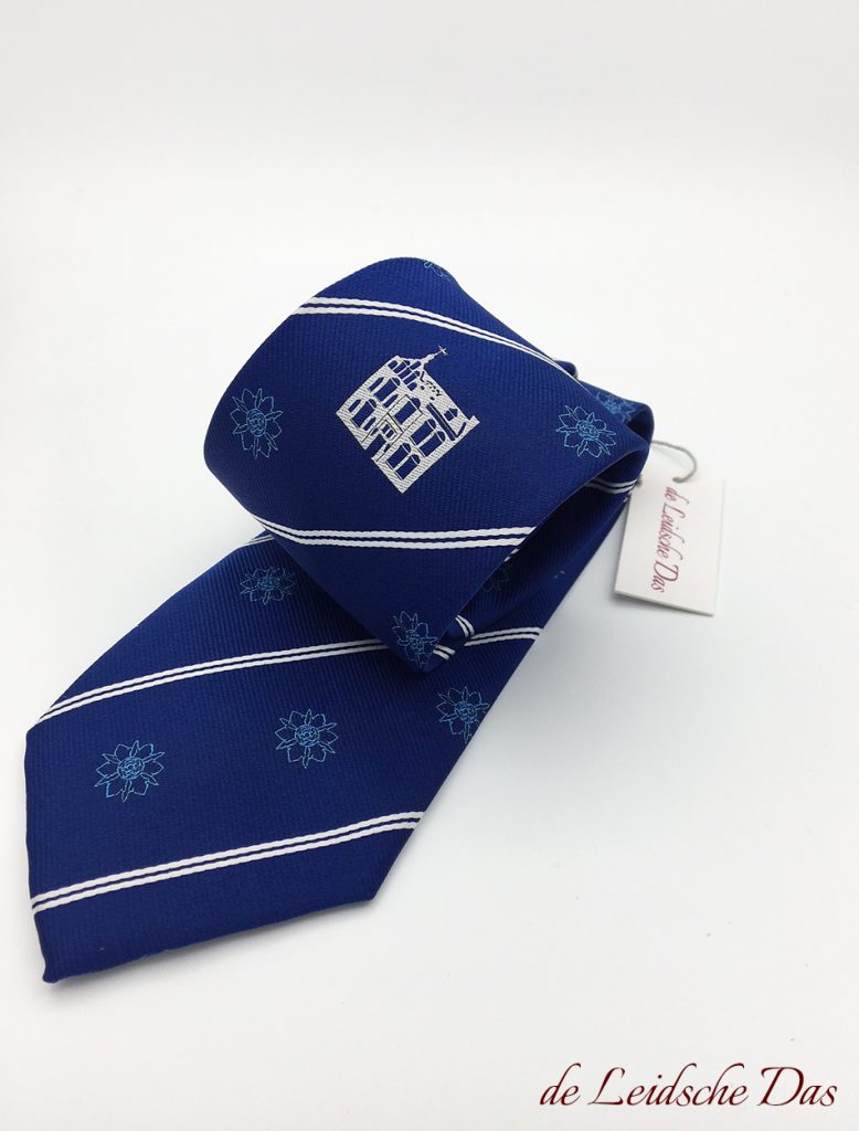 Logo necktie custom neckwear, customized woven neckties made to order in a personal necktie design